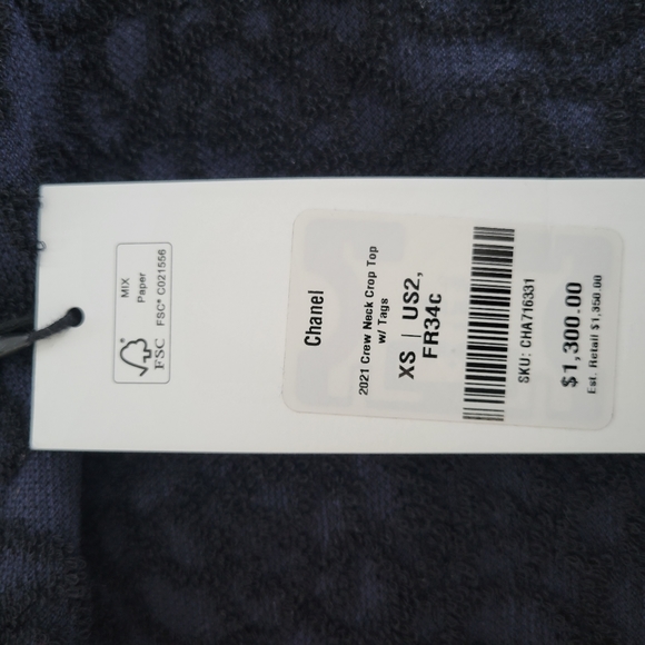 CHANEL Knit Crop Top - Picture 8 of 10